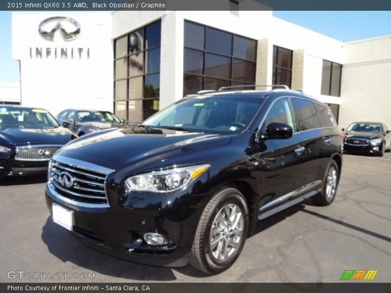 Black Obsidian / Graphite 2015 Infiniti QX60 3.5 AWD