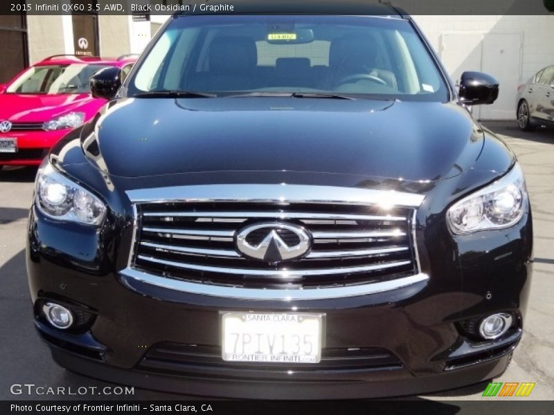 Black Obsidian / Graphite 2015 Infiniti QX60 3.5 AWD