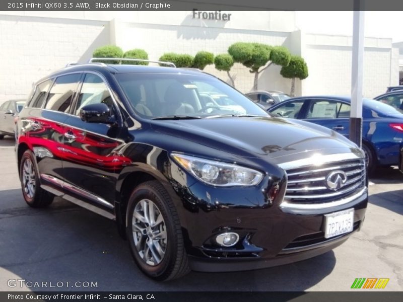 Black Obsidian / Graphite 2015 Infiniti QX60 3.5 AWD