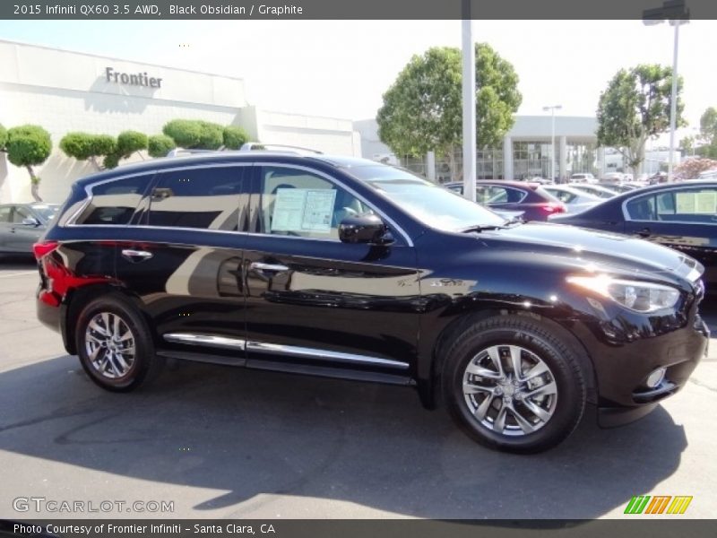 Black Obsidian / Graphite 2015 Infiniti QX60 3.5 AWD