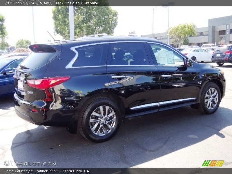 Black Obsidian / Graphite 2015 Infiniti QX60 3.5 AWD