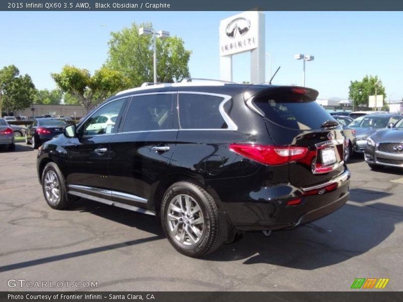 Black Obsidian / Graphite 2015 Infiniti QX60 3.5 AWD