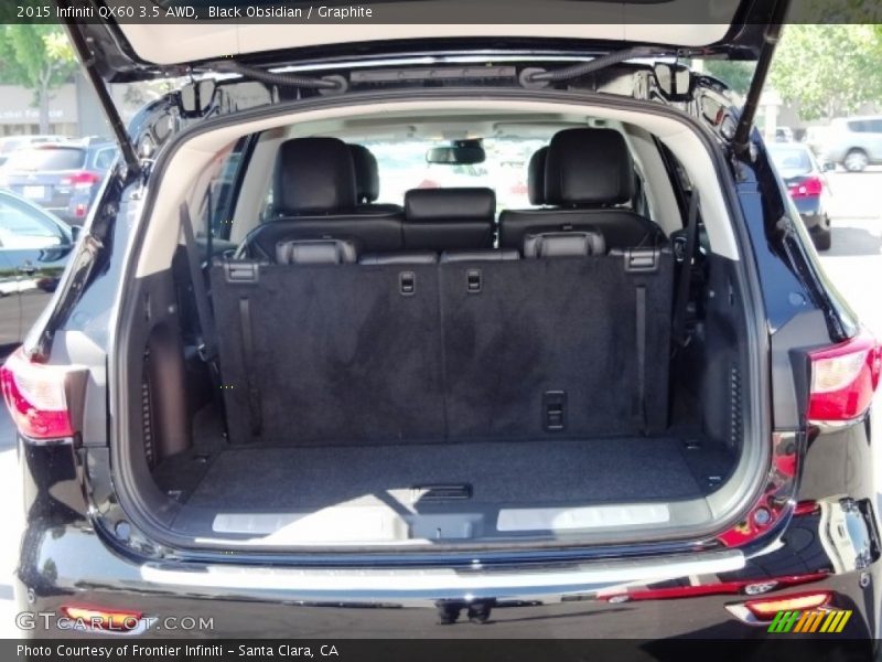 Black Obsidian / Graphite 2015 Infiniti QX60 3.5 AWD