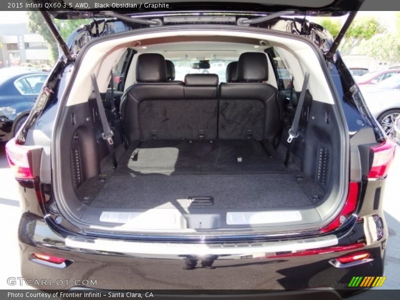 Black Obsidian / Graphite 2015 Infiniti QX60 3.5 AWD