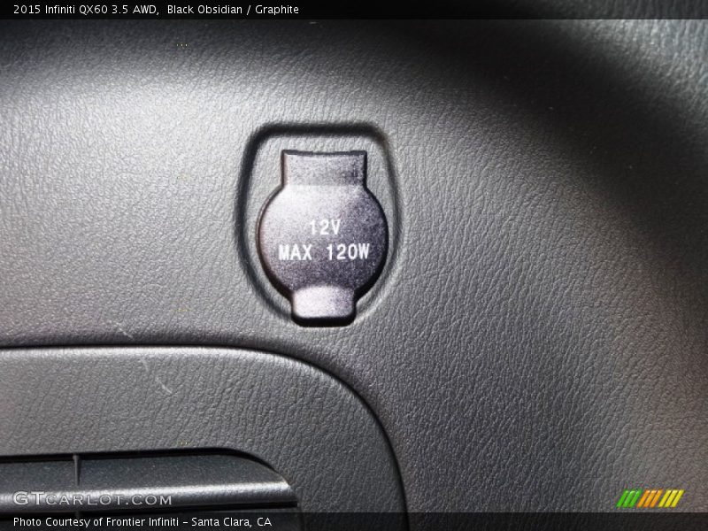 Black Obsidian / Graphite 2015 Infiniti QX60 3.5 AWD