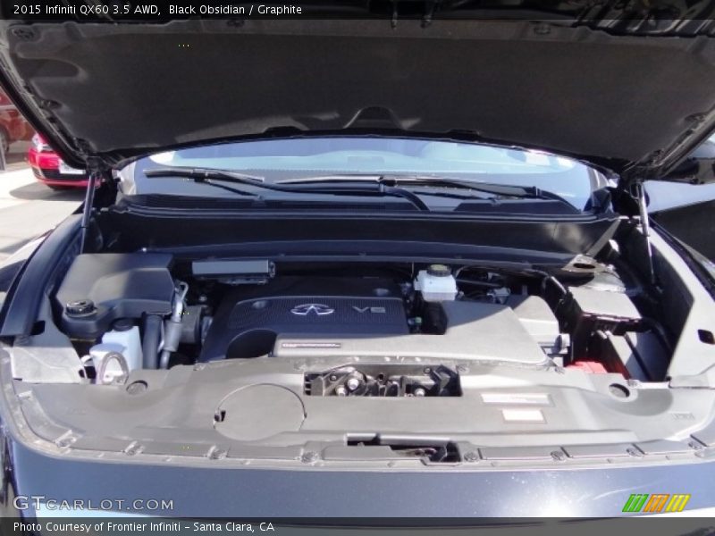 Black Obsidian / Graphite 2015 Infiniti QX60 3.5 AWD