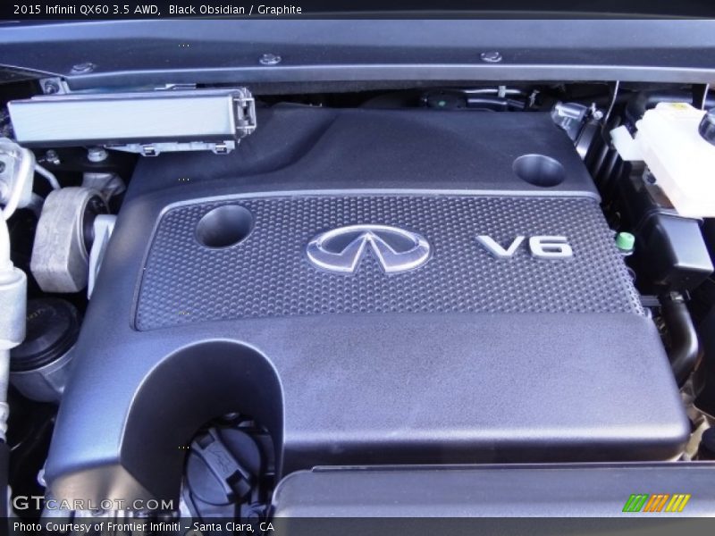 Black Obsidian / Graphite 2015 Infiniti QX60 3.5 AWD