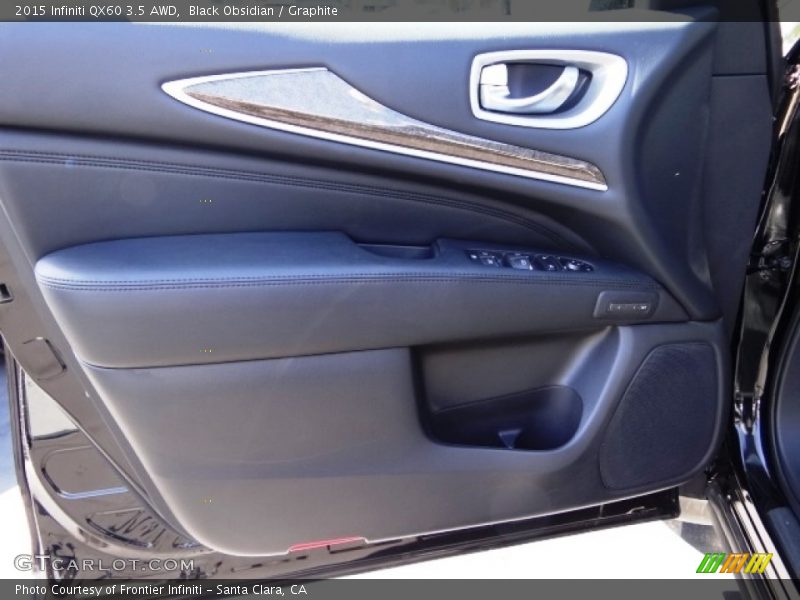 Black Obsidian / Graphite 2015 Infiniti QX60 3.5 AWD