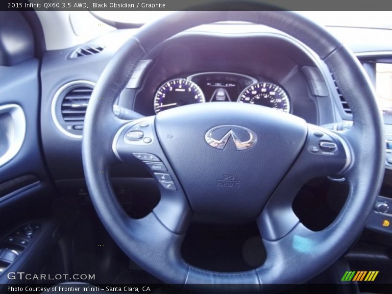 Black Obsidian / Graphite 2015 Infiniti QX60 3.5 AWD