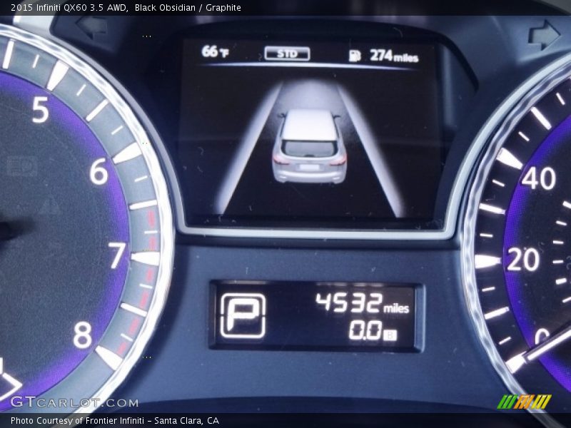 Black Obsidian / Graphite 2015 Infiniti QX60 3.5 AWD