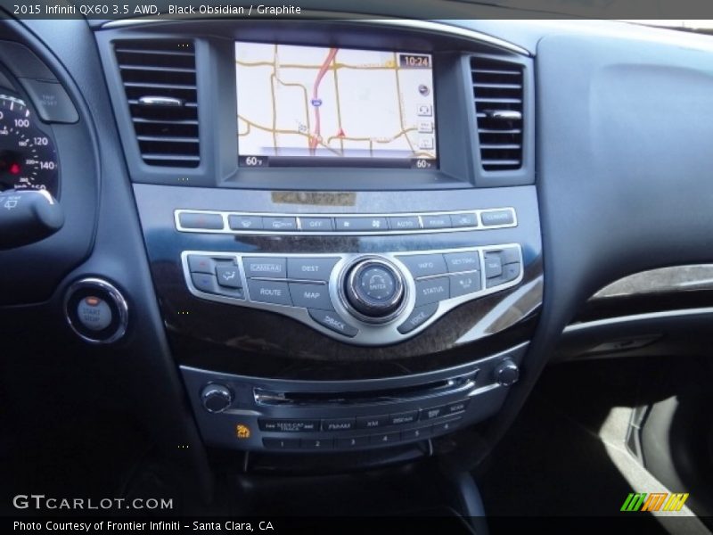 Black Obsidian / Graphite 2015 Infiniti QX60 3.5 AWD