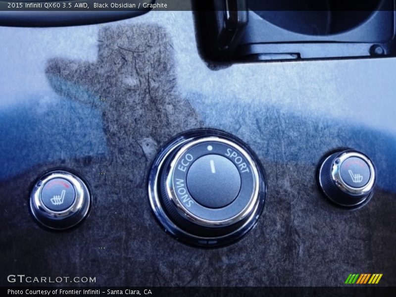 Black Obsidian / Graphite 2015 Infiniti QX60 3.5 AWD