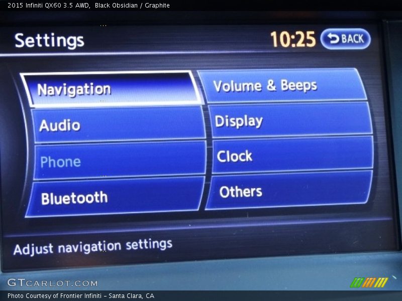 Black Obsidian / Graphite 2015 Infiniti QX60 3.5 AWD