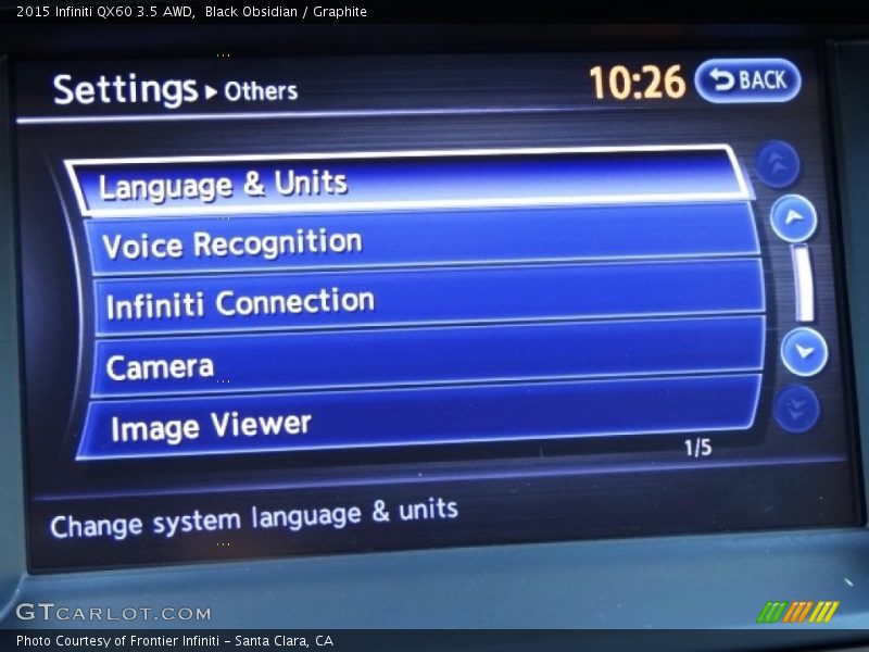 Black Obsidian / Graphite 2015 Infiniti QX60 3.5 AWD