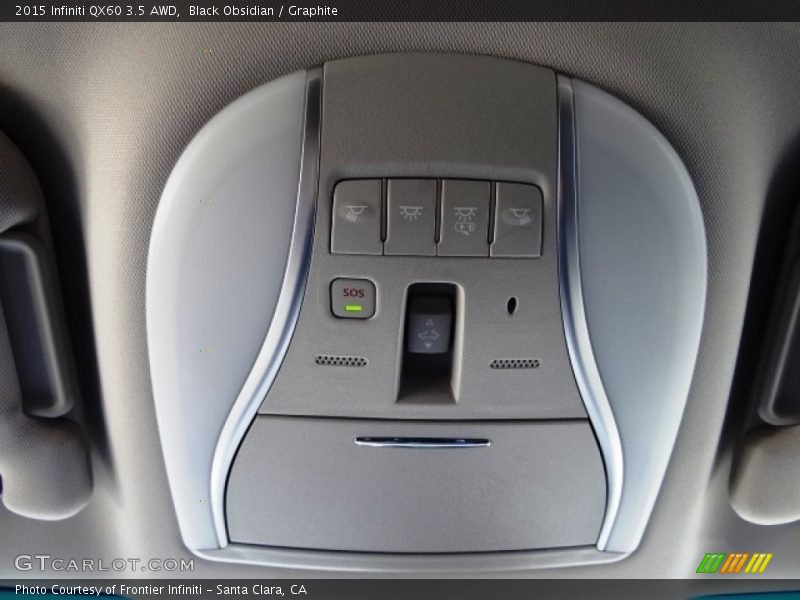 Black Obsidian / Graphite 2015 Infiniti QX60 3.5 AWD
