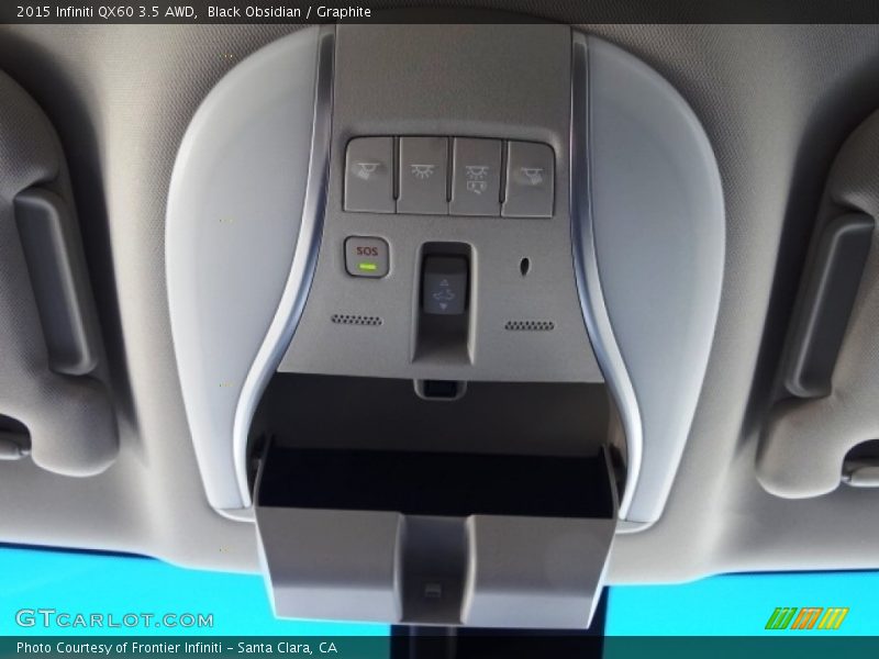Black Obsidian / Graphite 2015 Infiniti QX60 3.5 AWD