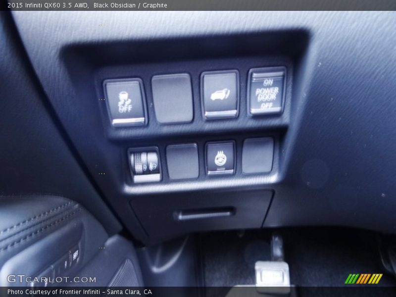 Black Obsidian / Graphite 2015 Infiniti QX60 3.5 AWD