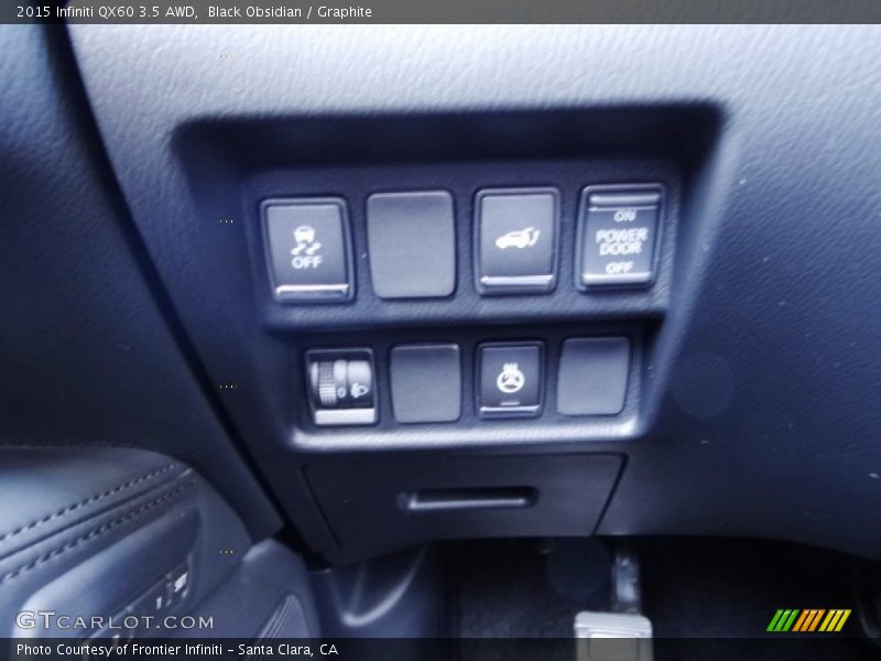 Black Obsidian / Graphite 2015 Infiniti QX60 3.5 AWD