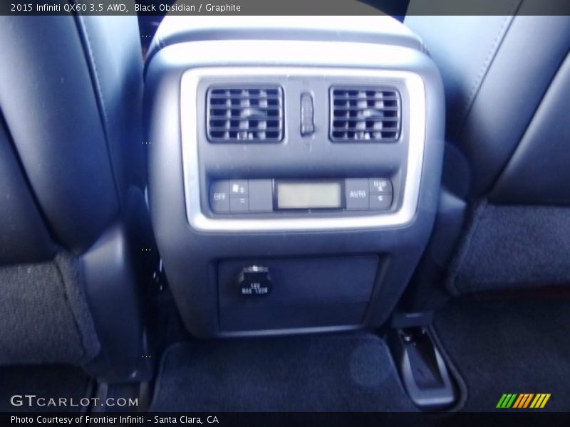 Black Obsidian / Graphite 2015 Infiniti QX60 3.5 AWD
