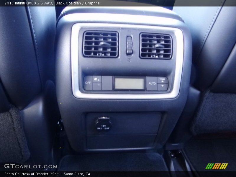 Black Obsidian / Graphite 2015 Infiniti QX60 3.5 AWD