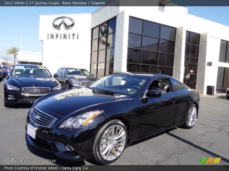 Black Obsidian / Graphite 2013 Infiniti G 37 Journey Coupe