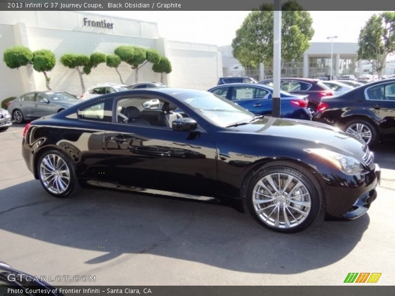 Black Obsidian / Graphite 2013 Infiniti G 37 Journey Coupe