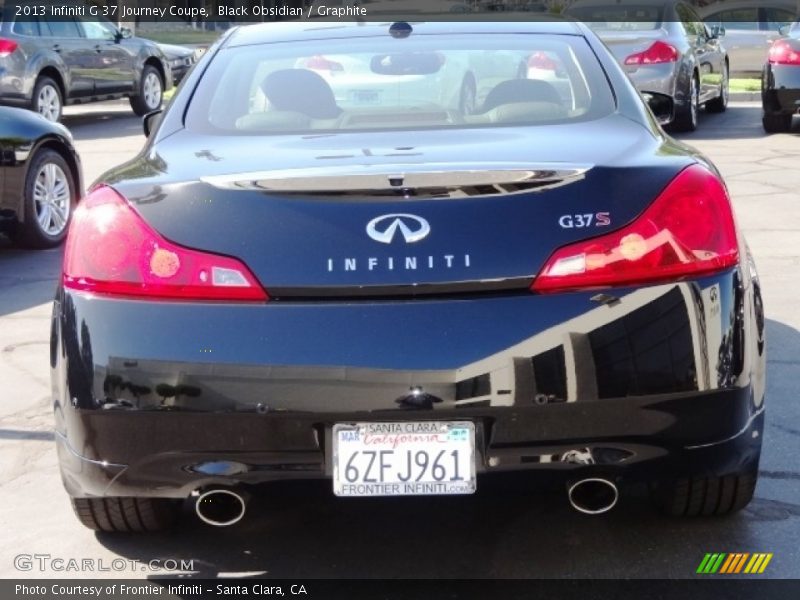 Black Obsidian / Graphite 2013 Infiniti G 37 Journey Coupe