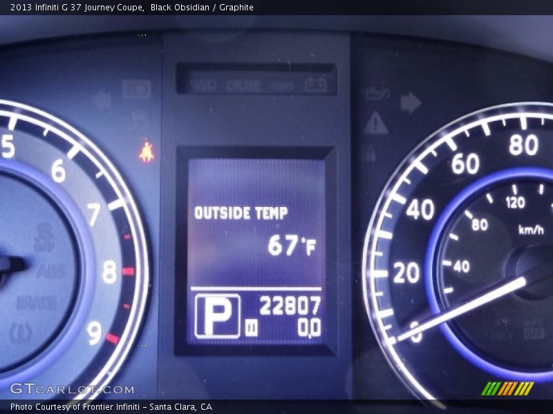 Black Obsidian / Graphite 2013 Infiniti G 37 Journey Coupe