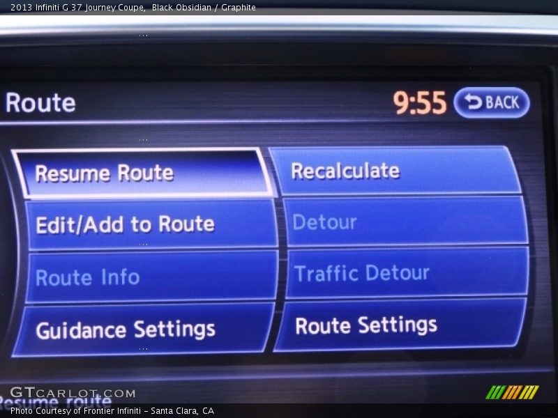 Black Obsidian / Graphite 2013 Infiniti G 37 Journey Coupe