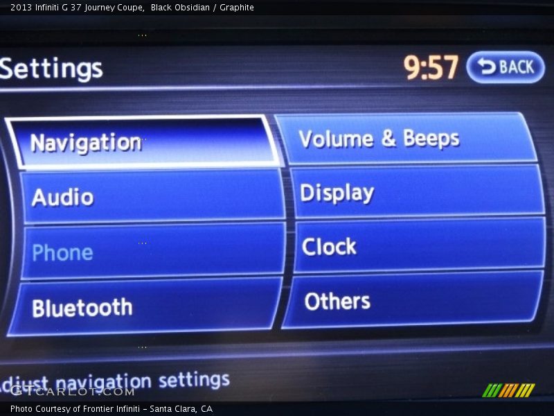 Black Obsidian / Graphite 2013 Infiniti G 37 Journey Coupe