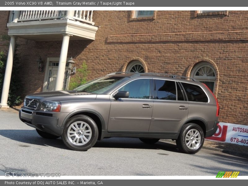 Titanium Gray Metallic / Taupe/Light Taupe 2005 Volvo XC90 V8 AWD