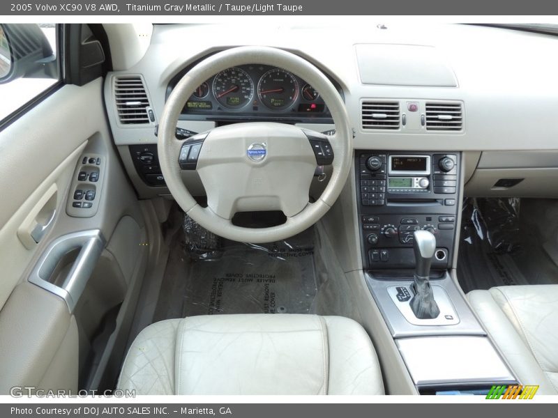 Titanium Gray Metallic / Taupe/Light Taupe 2005 Volvo XC90 V8 AWD