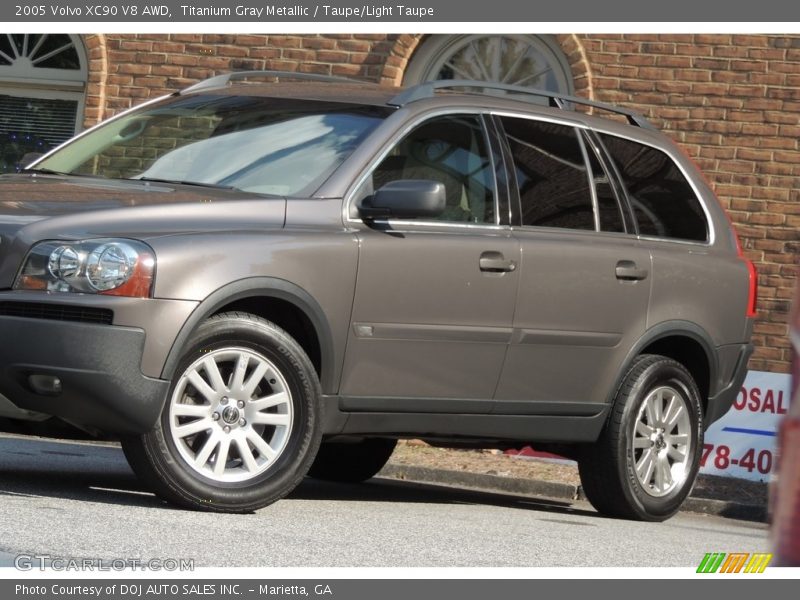 Titanium Gray Metallic / Taupe/Light Taupe 2005 Volvo XC90 V8 AWD