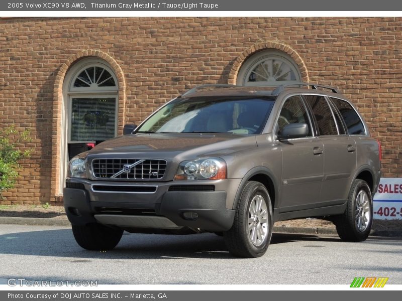 Titanium Gray Metallic / Taupe/Light Taupe 2005 Volvo XC90 V8 AWD