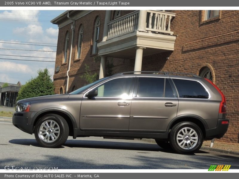 Titanium Gray Metallic / Taupe/Light Taupe 2005 Volvo XC90 V8 AWD