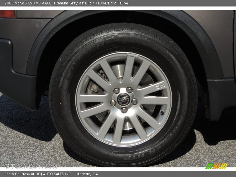 Titanium Gray Metallic / Taupe/Light Taupe 2005 Volvo XC90 V8 AWD