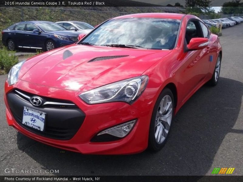 Tsukuba Red / Black 2016 Hyundai Genesis Coupe 3.8