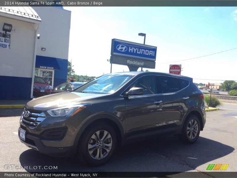 Cabo Bronze / Beige 2014 Hyundai Santa Fe Sport AWD
