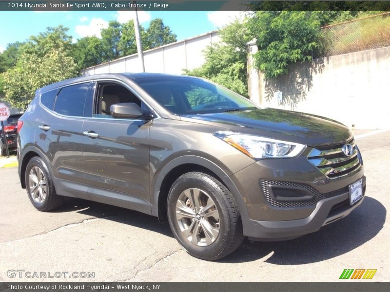 Cabo Bronze / Beige 2014 Hyundai Santa Fe Sport AWD