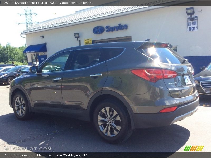 Cabo Bronze / Beige 2014 Hyundai Santa Fe Sport AWD