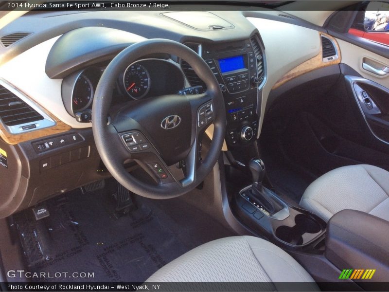 Cabo Bronze / Beige 2014 Hyundai Santa Fe Sport AWD