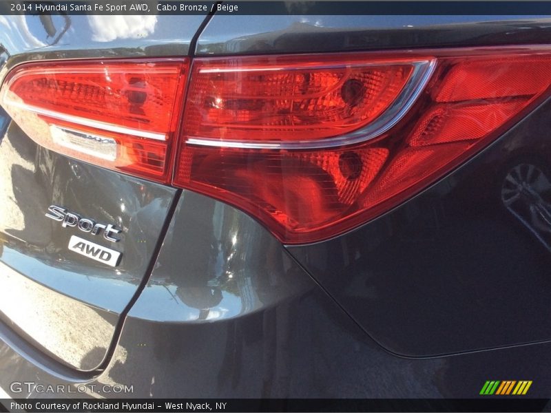 Cabo Bronze / Beige 2014 Hyundai Santa Fe Sport AWD