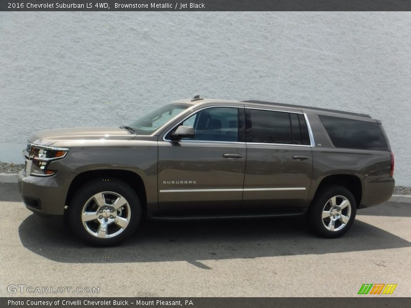 Brownstone Metallic / Jet Black 2016 Chevrolet Suburban LS 4WD