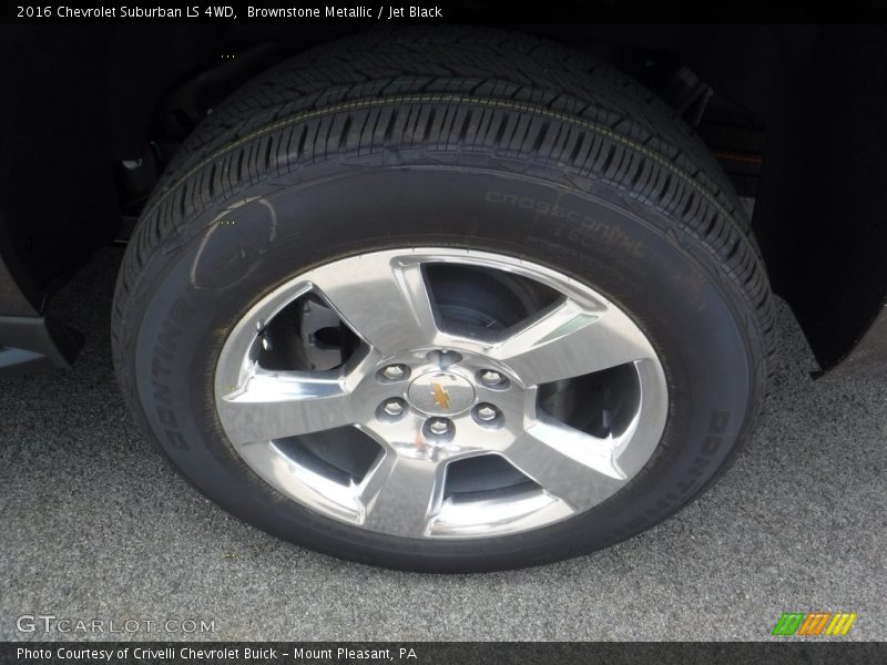 Brownstone Metallic / Jet Black 2016 Chevrolet Suburban LS 4WD