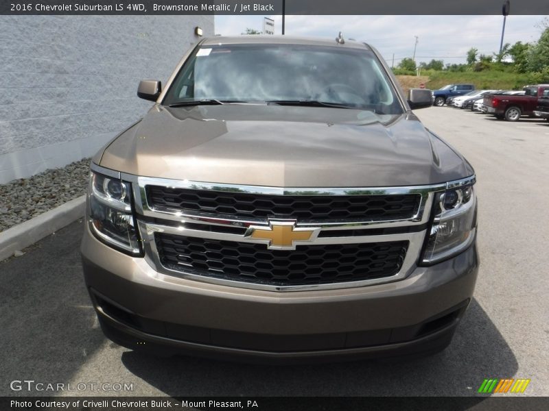 Brownstone Metallic / Jet Black 2016 Chevrolet Suburban LS 4WD