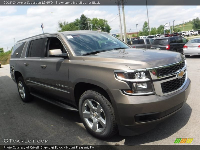 Brownstone Metallic / Jet Black 2016 Chevrolet Suburban LS 4WD