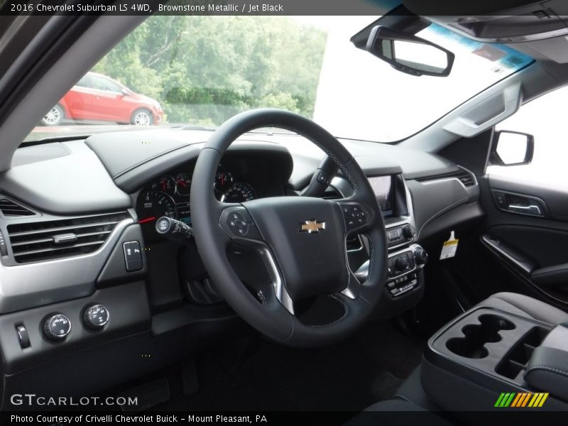 Brownstone Metallic / Jet Black 2016 Chevrolet Suburban LS 4WD