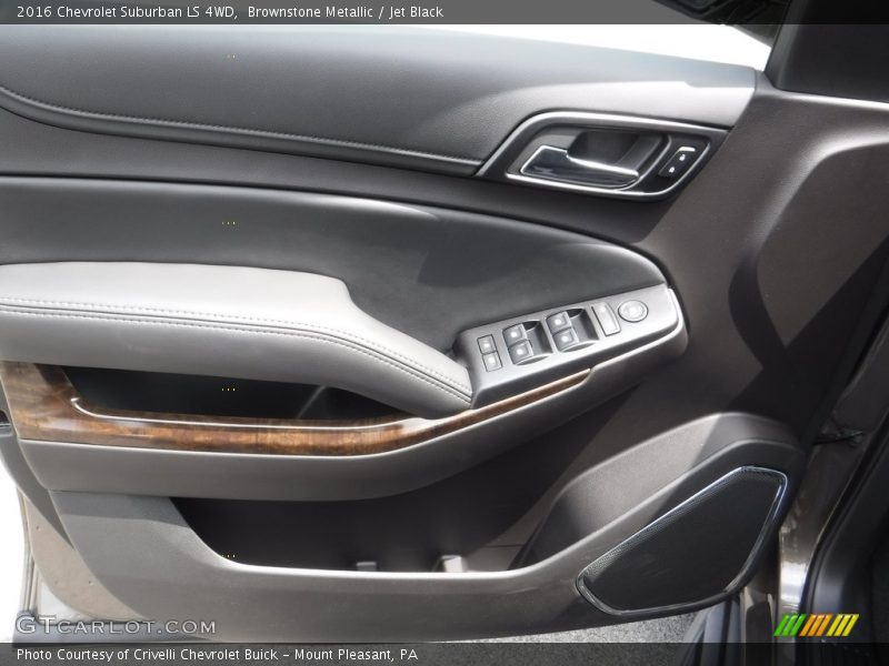 Brownstone Metallic / Jet Black 2016 Chevrolet Suburban LS 4WD