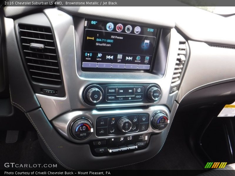 Brownstone Metallic / Jet Black 2016 Chevrolet Suburban LS 4WD