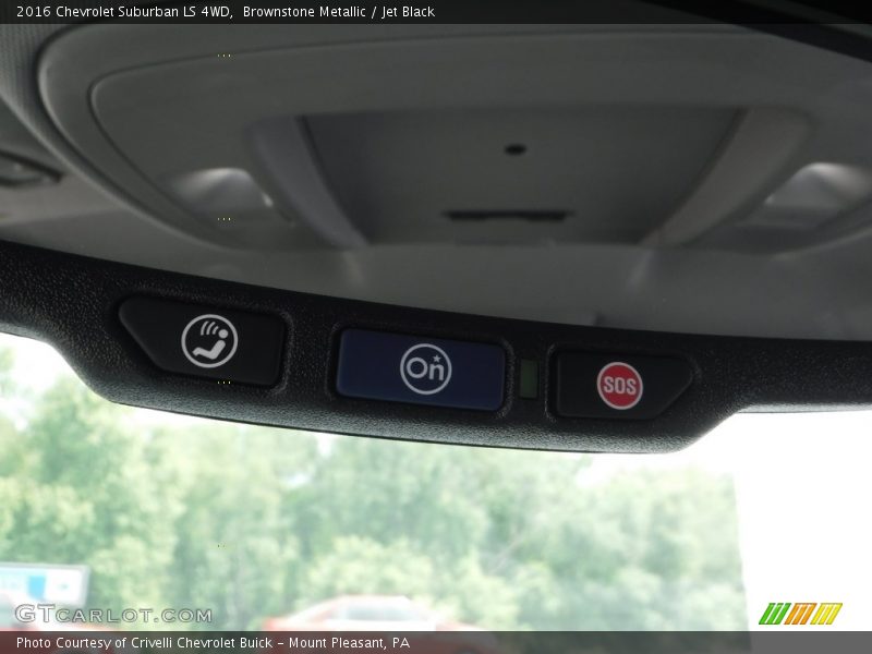Brownstone Metallic / Jet Black 2016 Chevrolet Suburban LS 4WD